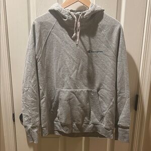 Champion Light Gray Pullover Hoodie